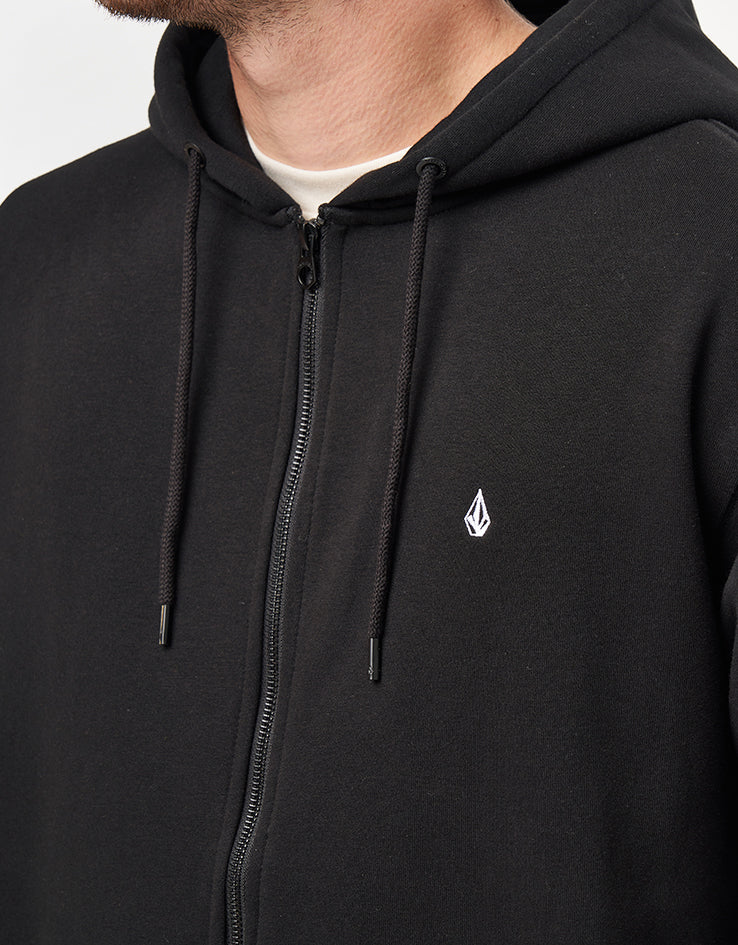 Volcom Single Stone Zip Hoodie - Black