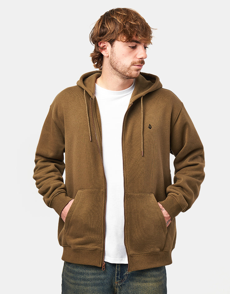 Volcom Single Stone Zip Hoodie - Sage Leaf