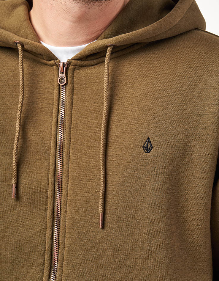 Volcom Single Stone Zip Hoodie - Sage Leaf