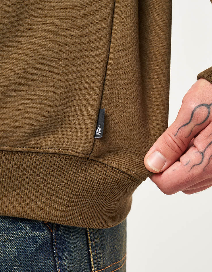 Volcom Single Stone Zip Hoodie - Sage Leaf