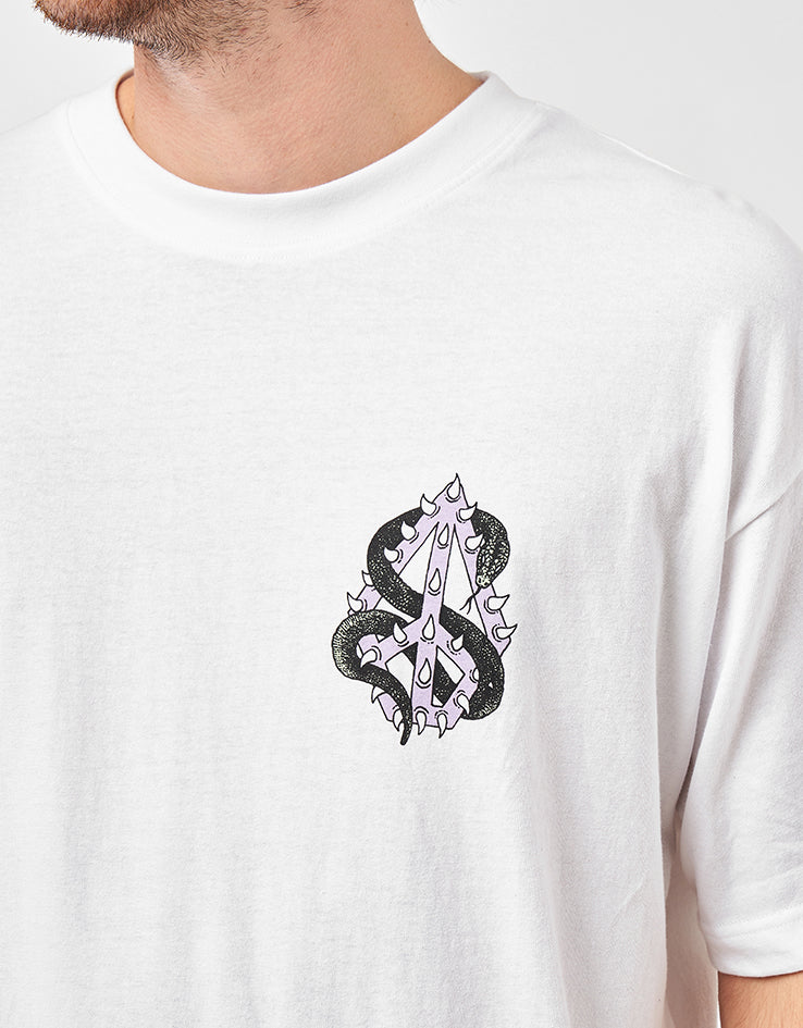 Volcom Snake Peace Loose T-Shirt - White