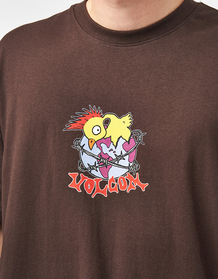 Volcom New Born Loose T-Shirt - Cacao