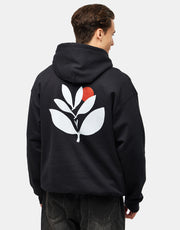 Magenta Fly Pullover Hoodie - Black