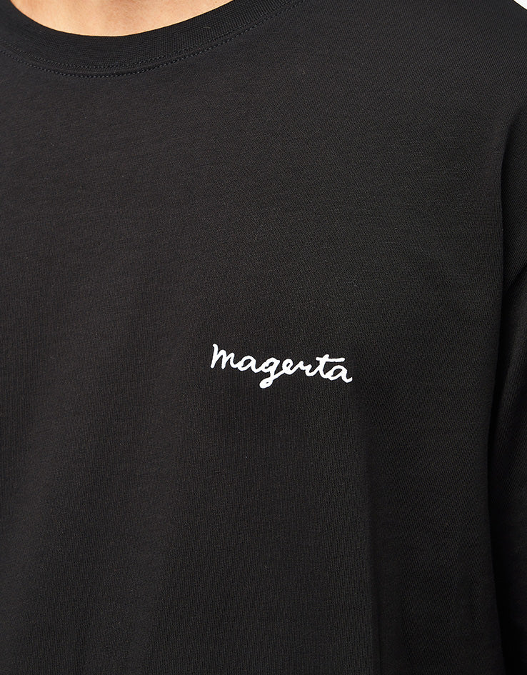 Magenta Pomme T-Shirt - Black