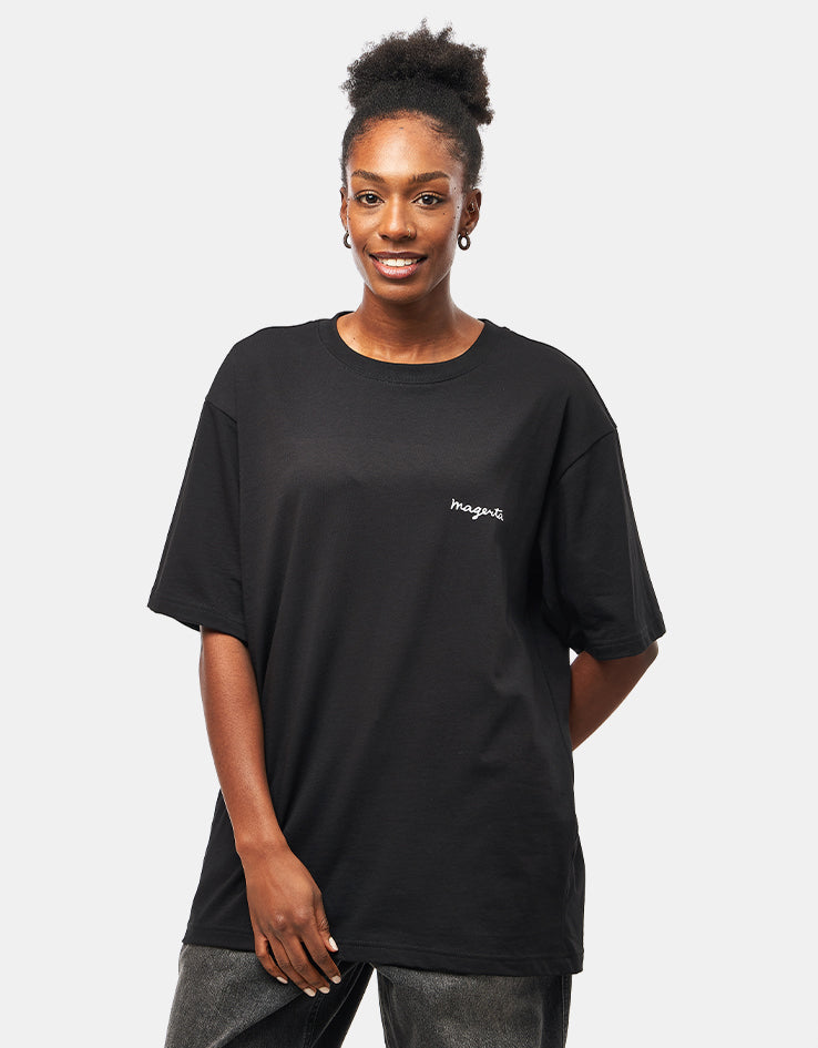 Magenta Pomme T-Shirt - Black