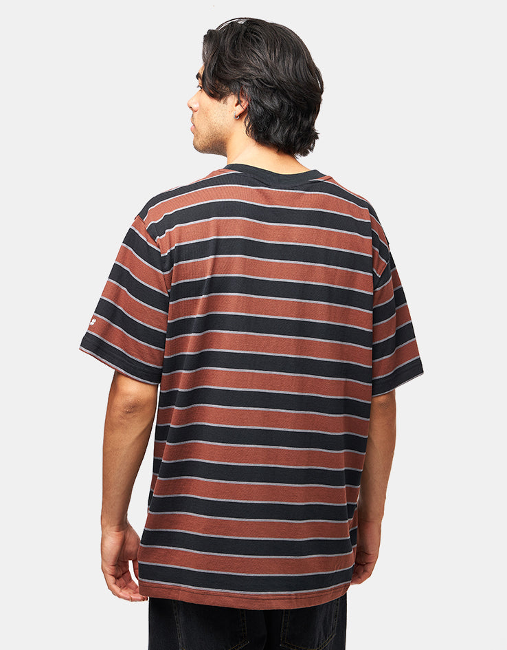 New Balance Numeric Thin Stripe T-Shirt - Black