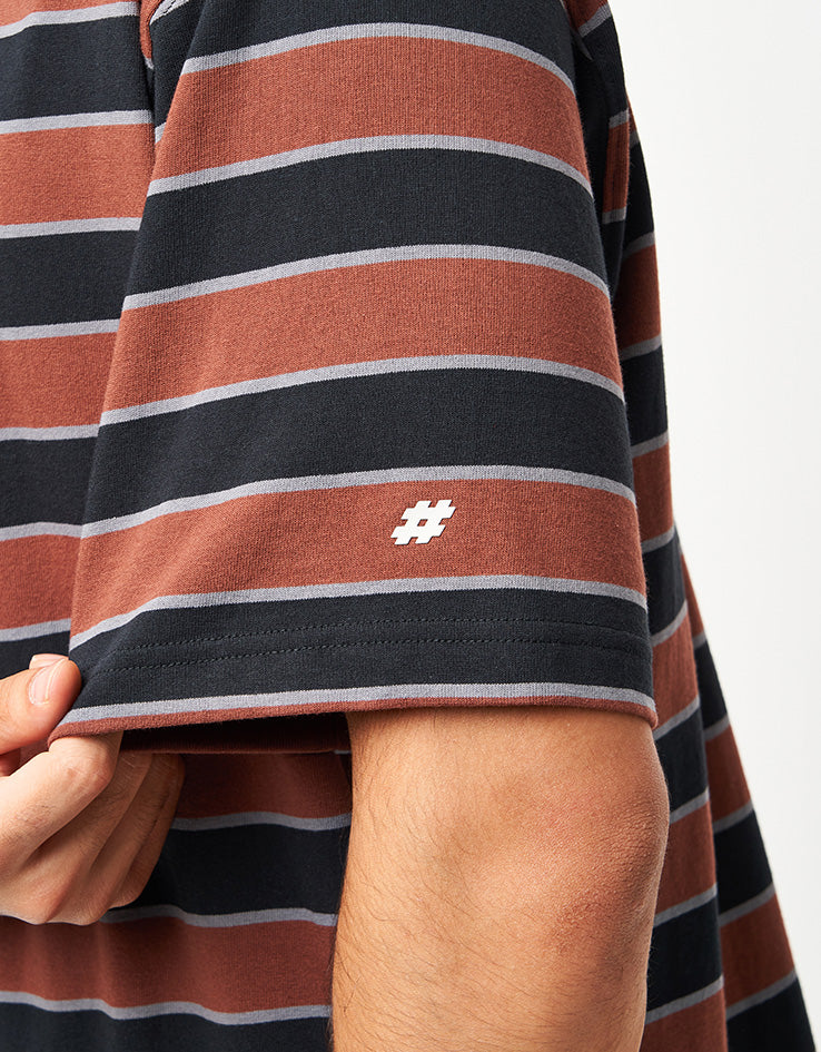 New Balance Numeric Thin Stripe T-Shirt - Black