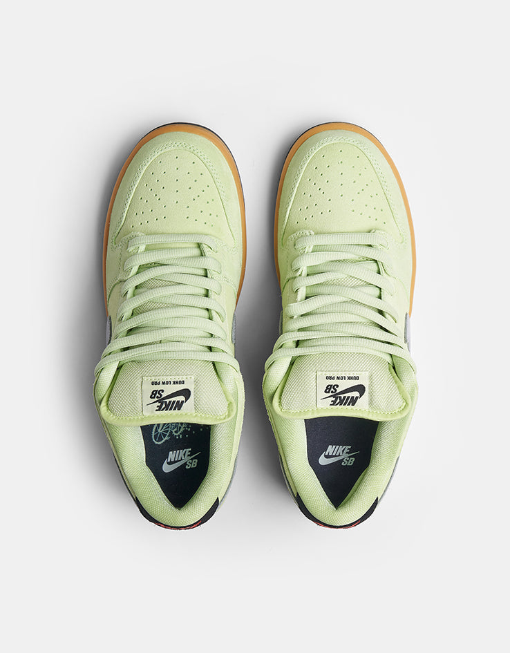 Nike SB Dunk Low Pro Premium Skate Shoes - Pistachio Frost/Wolf Grey-Black