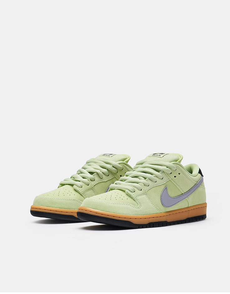 Nike SB Dunk Low Pro Premium Skate Shoes - Pistachio Frost/Wolf Grey-Black