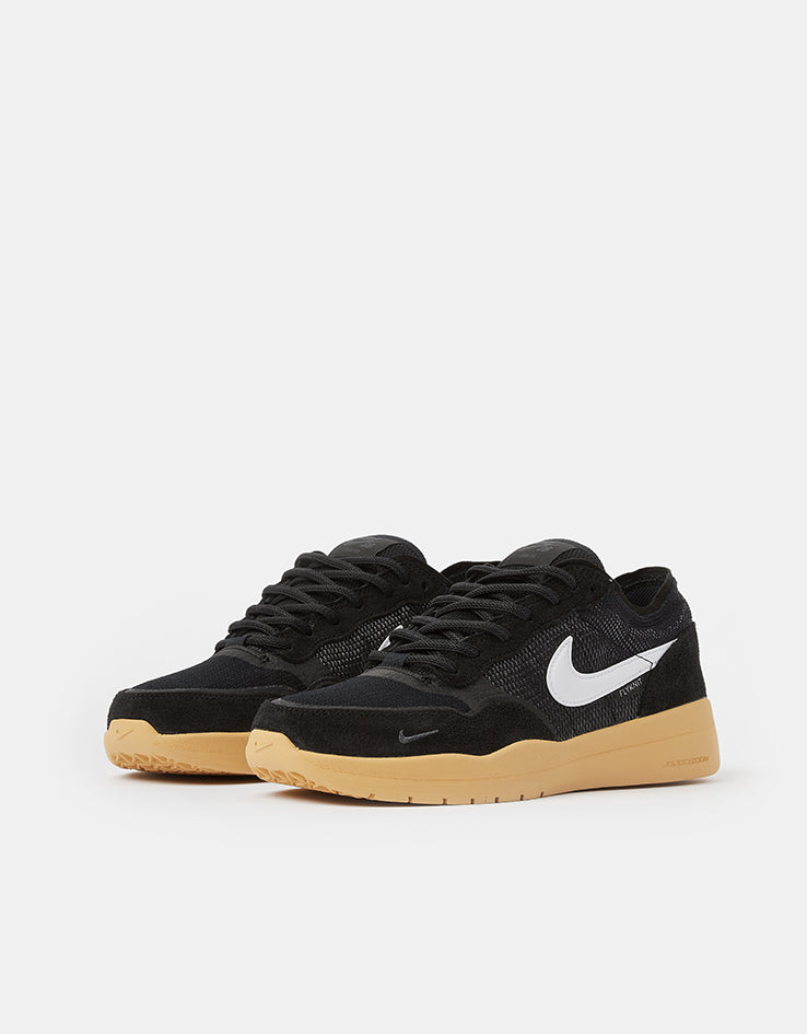 Nike SB PS8 Skate Shoes - Black/White-Anthracite-Gum Yellow