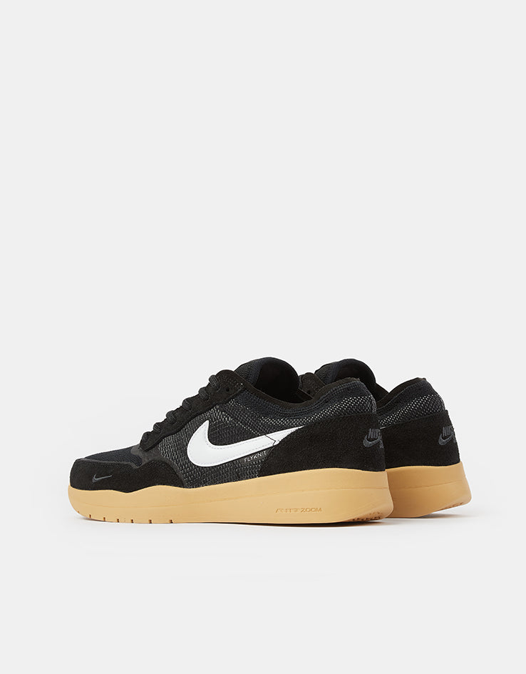 Nike SB PS8 Skate Shoes - Black/White-Anthracite-Gum Yellow