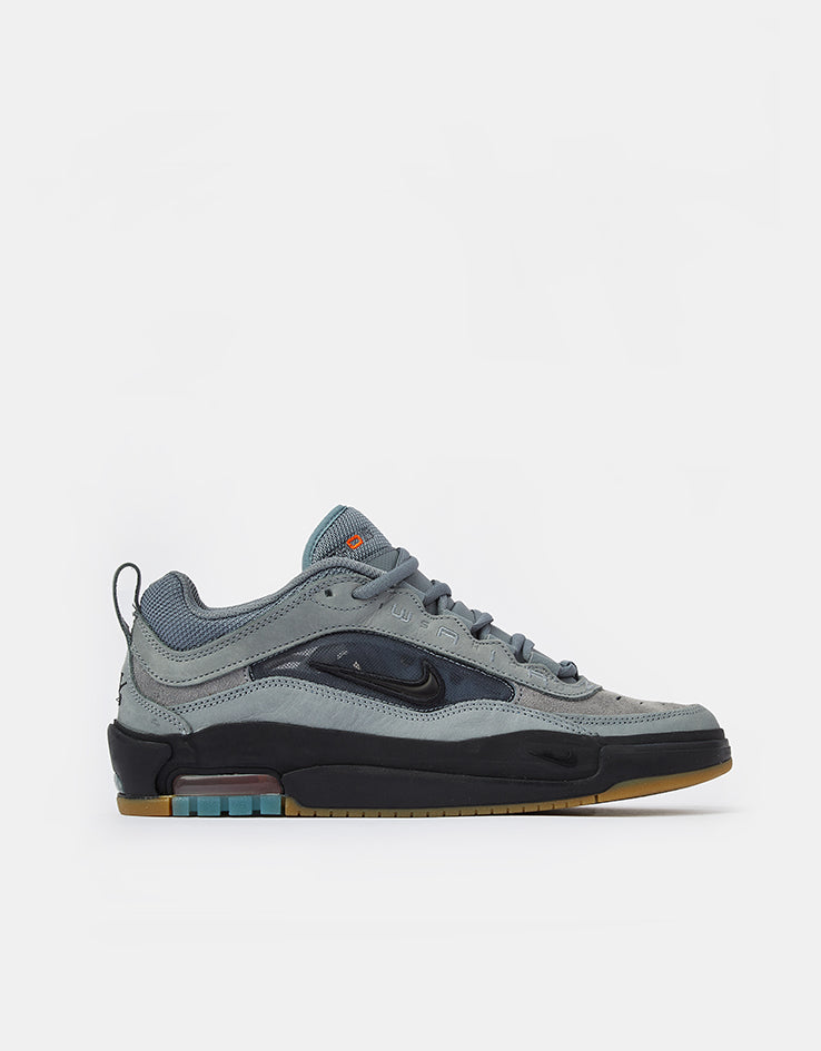 Nike SB Air Max Ishod ISO Skate Shoes - Cool Grey/Black-Cool Grey-Dark Grey
