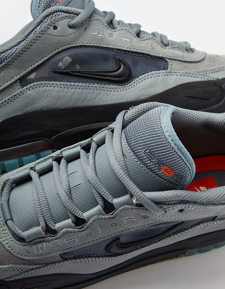 Nike SB Air Max Ishod ISO Skate Shoes - Cool Grey/Black-Cool Grey-Dark Grey