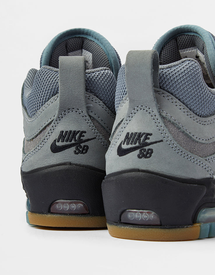 Nike SB Air Max Ishod ISO Skate Shoes - Cool Grey/Black-Cool Grey-Dark Grey