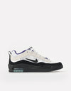 Nike SB Air Max Ishod Skate Shoes - White/Black-Court Purple-Black