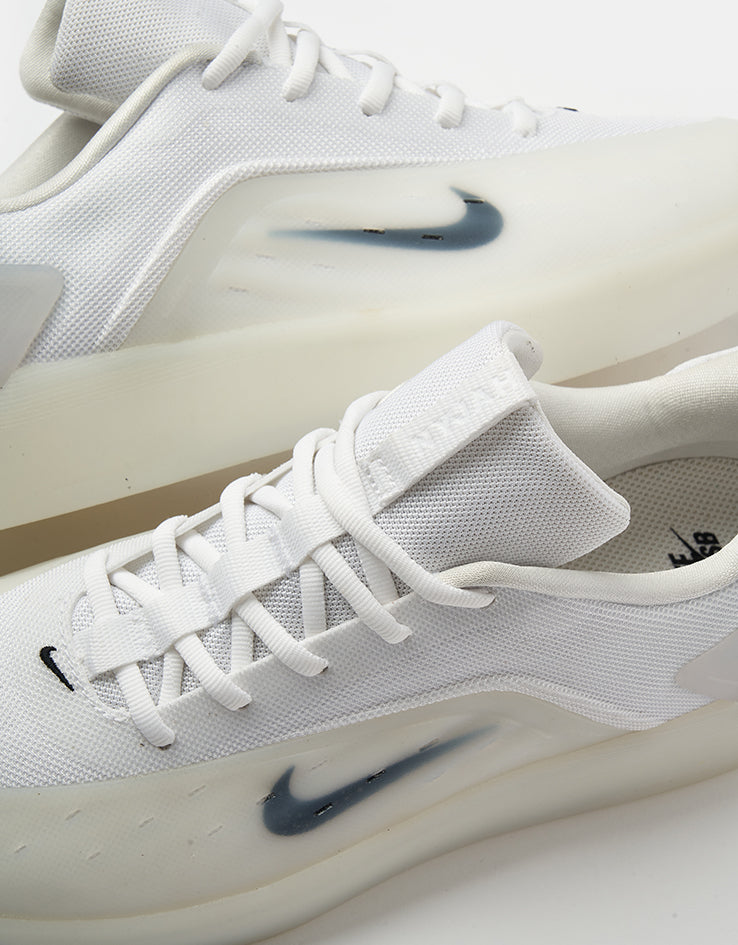 Nike SB Zoom Nyjah 4 Skate Shoes - White/Black-White-Black