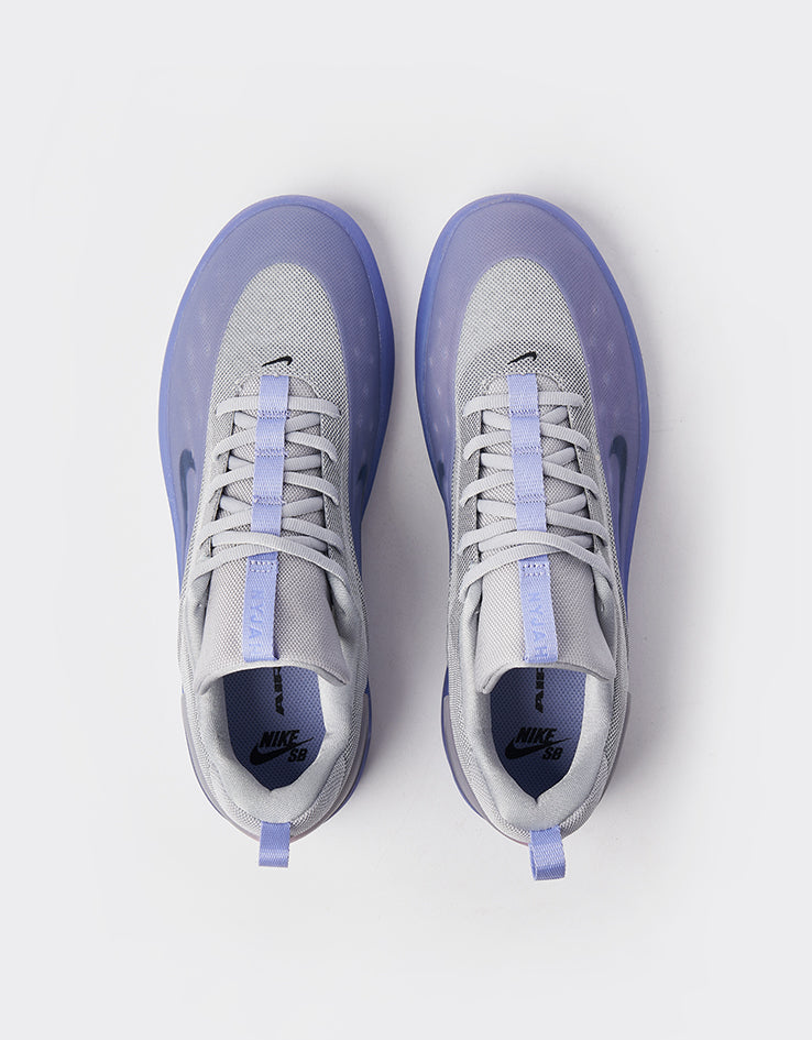 Nike SB Zoom Nyjah 4 Skate Shoes - Light Thistle/Black-Light Thistle