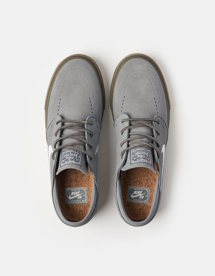 Nike SB Zoom Janoski OG+ Skate Shoes - Cool Grey/White-Cool Grey