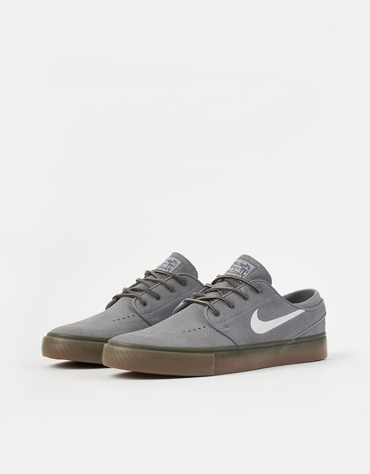 Nike SB Zoom Janoski OG+ Skate Shoes - Cool Grey/White-Cool Grey