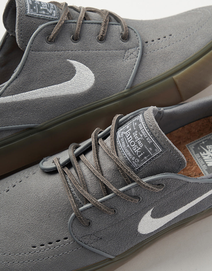 Nike SB Zoom Janoski OG+ Skate Shoes - Cool Grey/White-Cool Grey