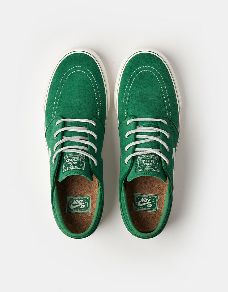 Nike SB Zoom Janoski OG+ Skate Shoes - Pine Green/Sail-Pine Green-Sail