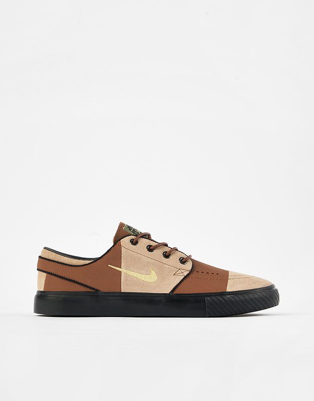 Nike SB Zoom Janoski OG+ Premium Skate Shoes - Lt British Tan/Saturn Gold-Hemp-Black