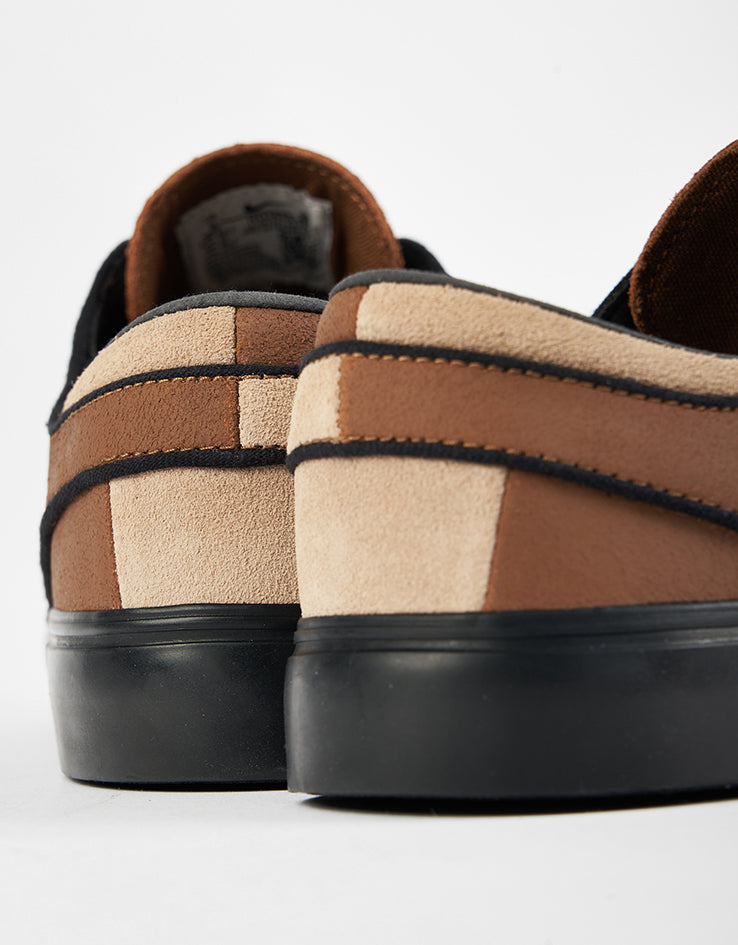 Nike SB Zoom Janoski OG+ Premium Skate Shoes - Lt British Tan/Saturn Gold-Hemp-Black