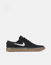 Nike SB Zoom Janoski OG+ Canvas Skate Shoes - Black/White-Black-White