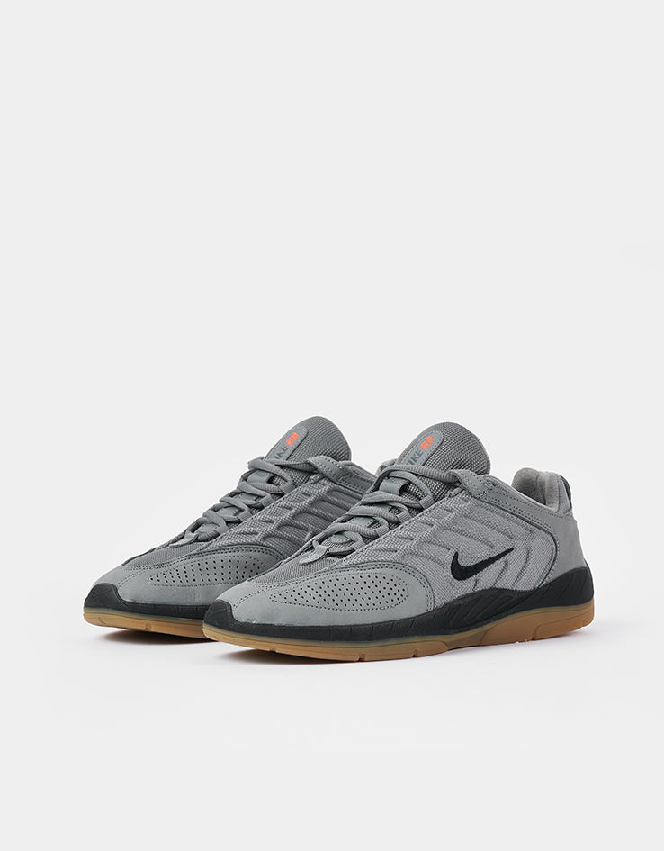 Nike SB Vertebrae ISO Skate Shoes - Cool Grey/Black-Cool Grey-Dark Grey