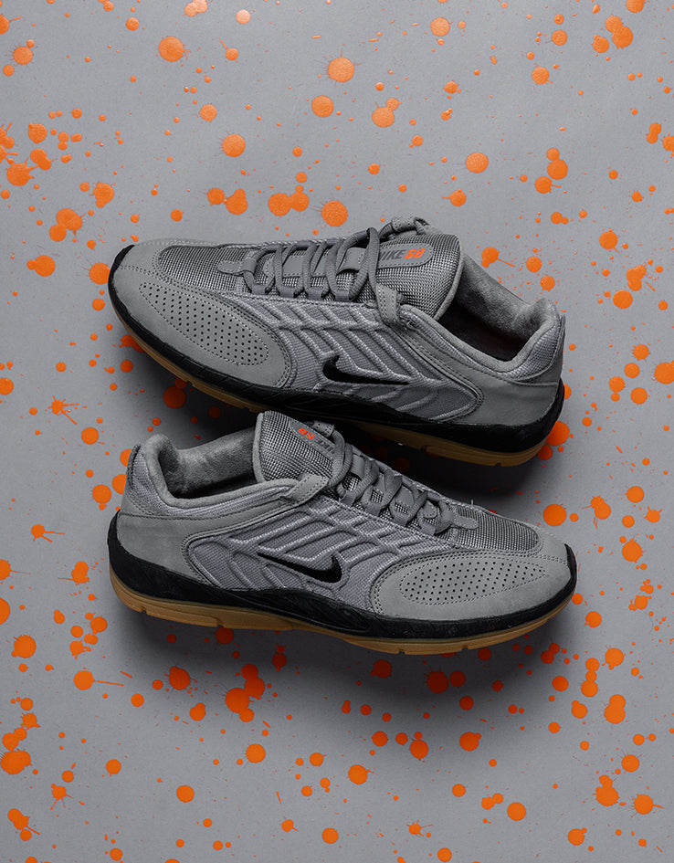 Nike SB Vertebrae ISO Skate Shoes - Cool Grey/Black-Cool Grey-Dark Grey