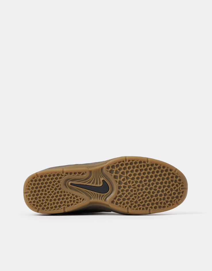 Nike SB Vertebrae Skate Shoes - Olive Flak/Black-Baroque Brown