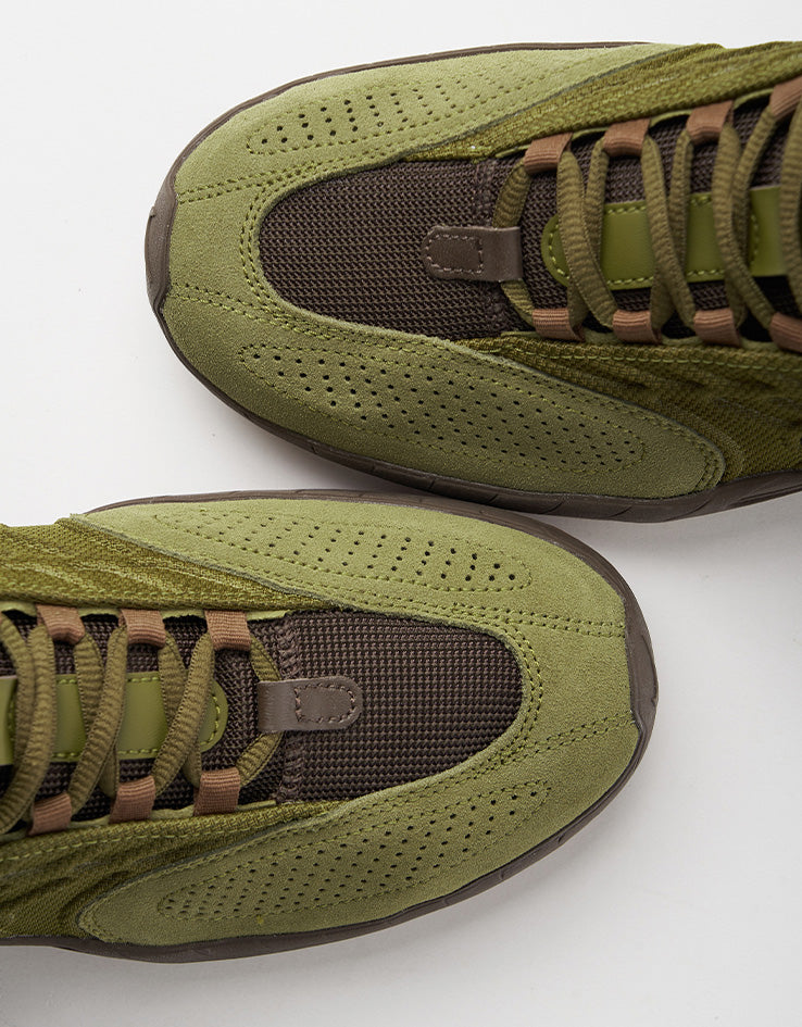 Nike SB Vertebrae Skate Shoes - Olive Flak/Black-Baroque Brown