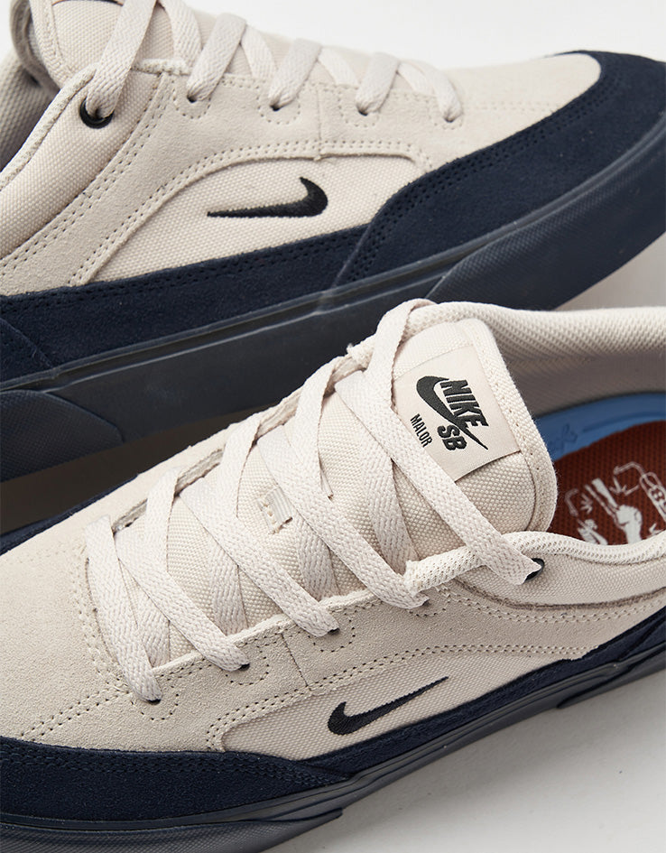 Nike SB Malor TE Skate Shoes - Lt Khaki/Lt Orewood Brown/Gum Lt Brown/Black