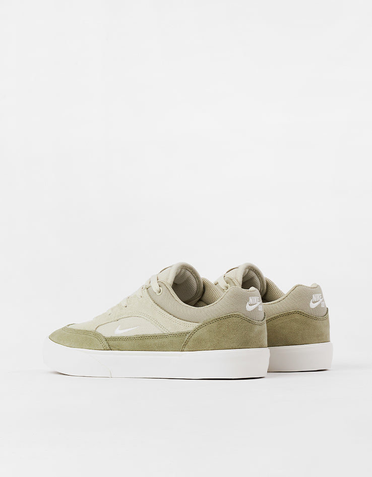 Nike SB Malor Skate Shoes - Lt Khaki/Pale Ivory-Neutral Olive