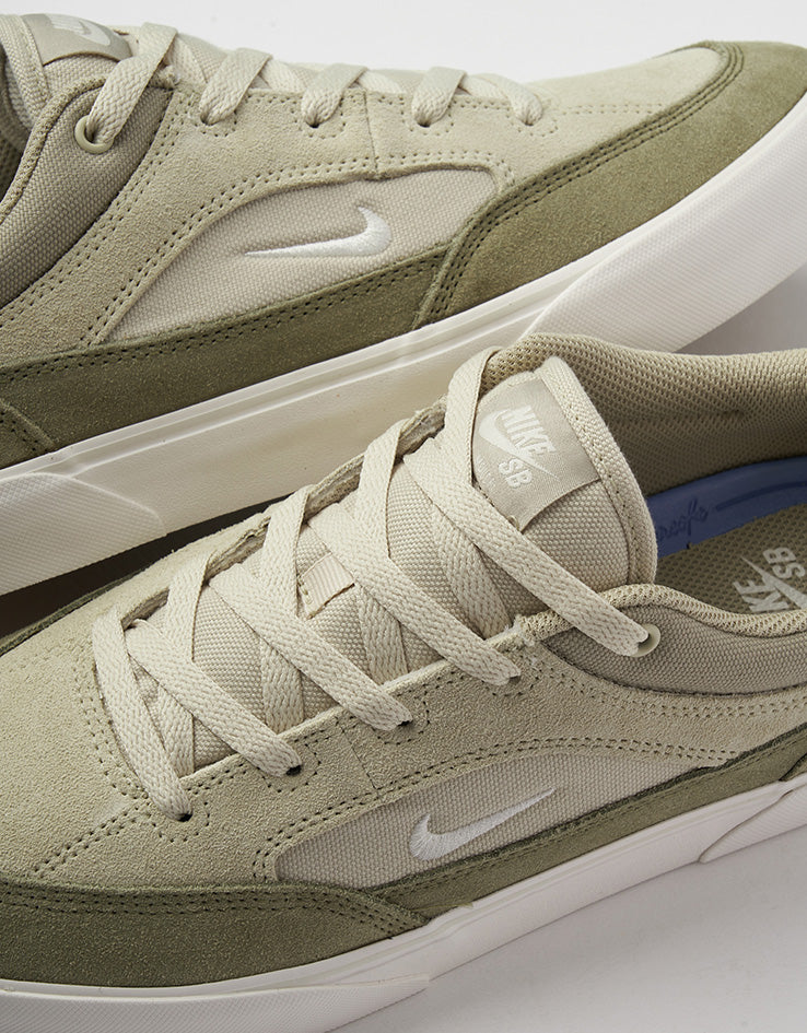 Nike SB Malor Skate Shoes - Lt Khaki/Pale Ivory-Neutral Olive