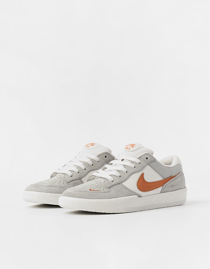 Nike SB Force 58 Skate Shoes - Platinum Tint/Monarch-Wolf Grey