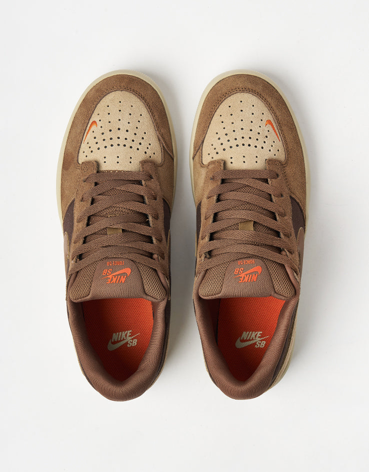 Nike SB Force 58 Skate Shoes - Baroque Brown/Mosswood Brown