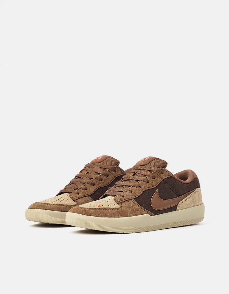 Nike SB Force 58 Skate Shoes - Baroque Brown/Mosswood Brown