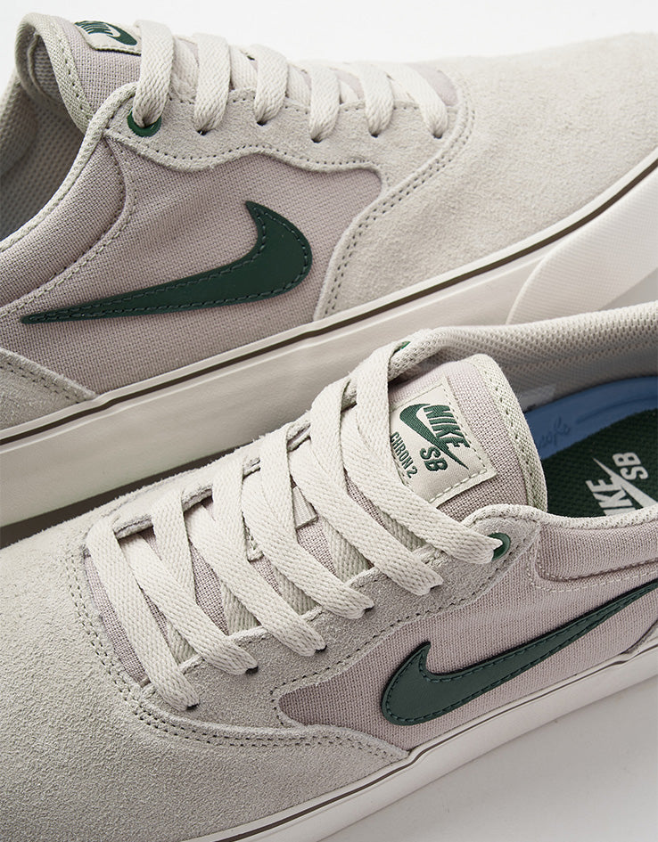 Nike SB Chron 2 Skate Shoes - Lt Orewood Brn/Fir-Phantom-Mink Brown