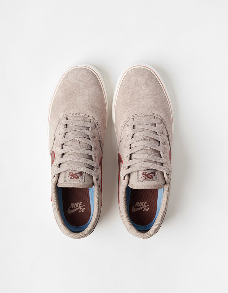 Nike SB Chron 2 Skate Shoes - Malt/Red Sepia-Phantom-Particle Pink