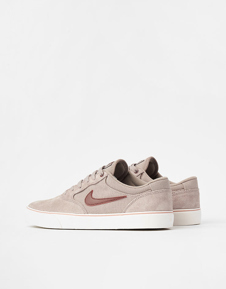 Nike SB Chron 2 Skate Shoes - Malt/Red Sepia-Phantom-Particle Pink