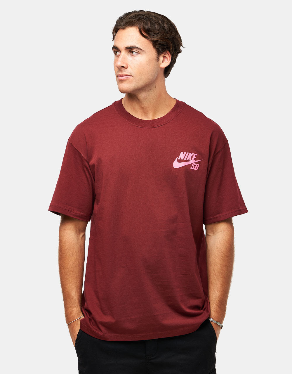 Nike SB Logo T-Shirt - Dark Team Red