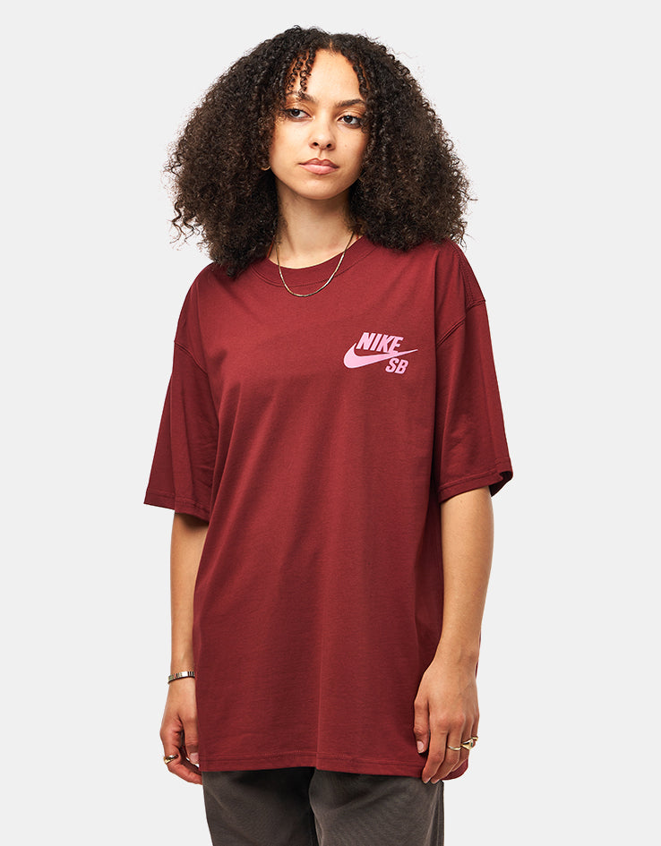 Nike SB Logo T-Shirt - Dark Team Red