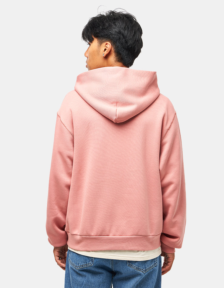 Nike SB Essential Logo Pullover Hoodie - Red Stardust/White