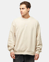Nike SB Essential Logo Crew - Light Khaki/White