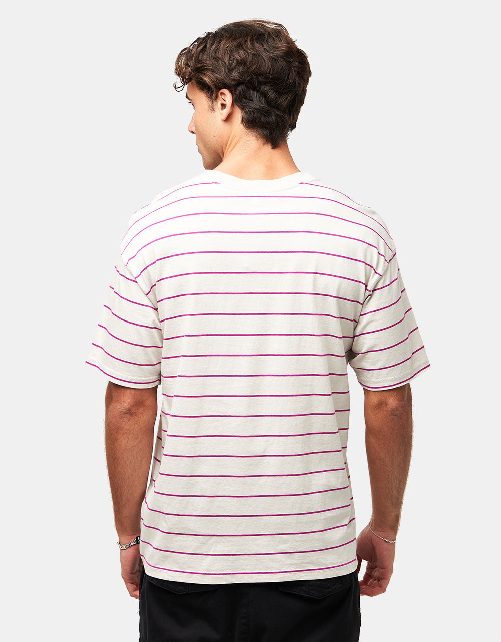 Nike SB M90 Striped T-Shirt - Light Bone