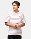 Nike SB M90 Striped T-Shirt - Light Bone