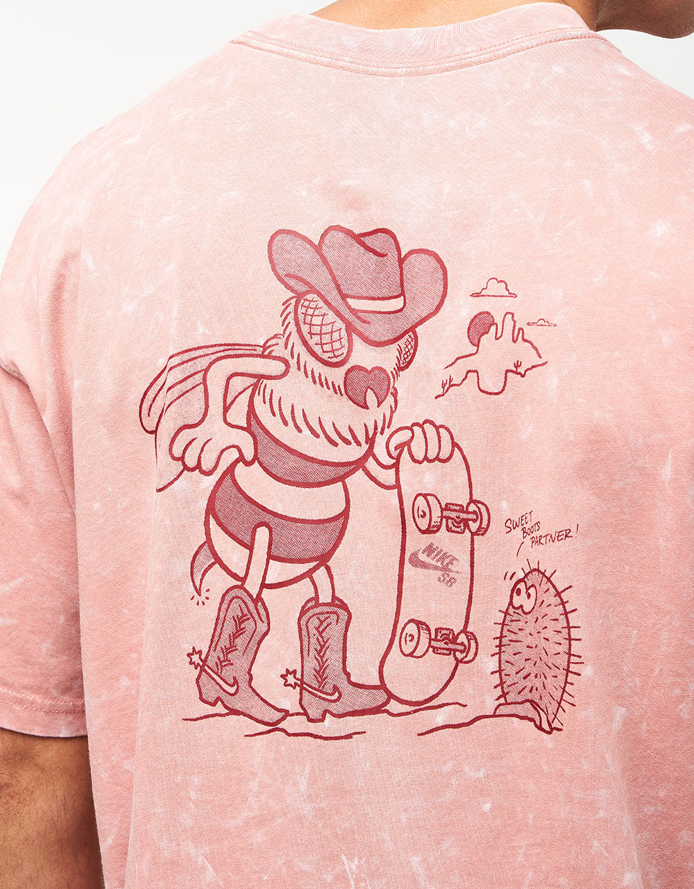 Nike SB Western Bee T-Shirt - Red Stardust