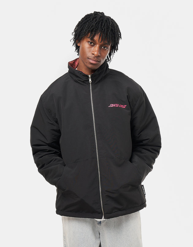 Santa Cruz Mimic Reversible Jacket - Black/Brick