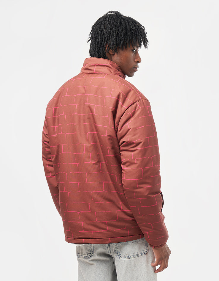 Santa Cruz Mimic Reversible Jacket - Black/Brick